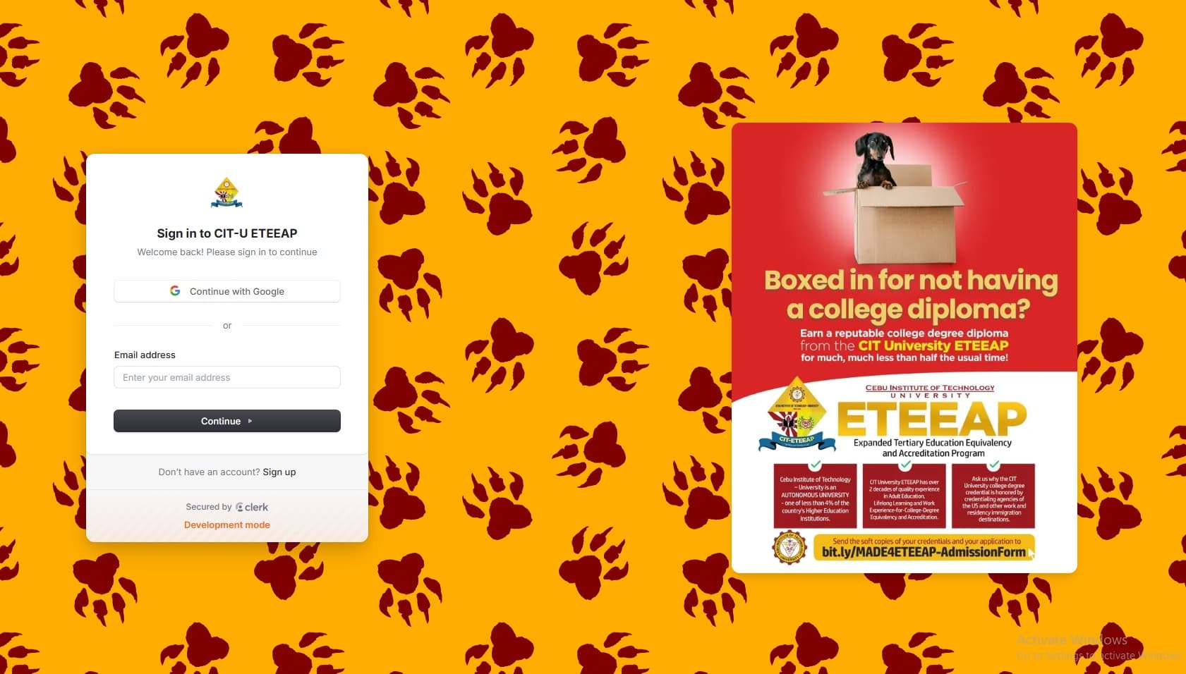CIT-U ETEEAP Process Management System